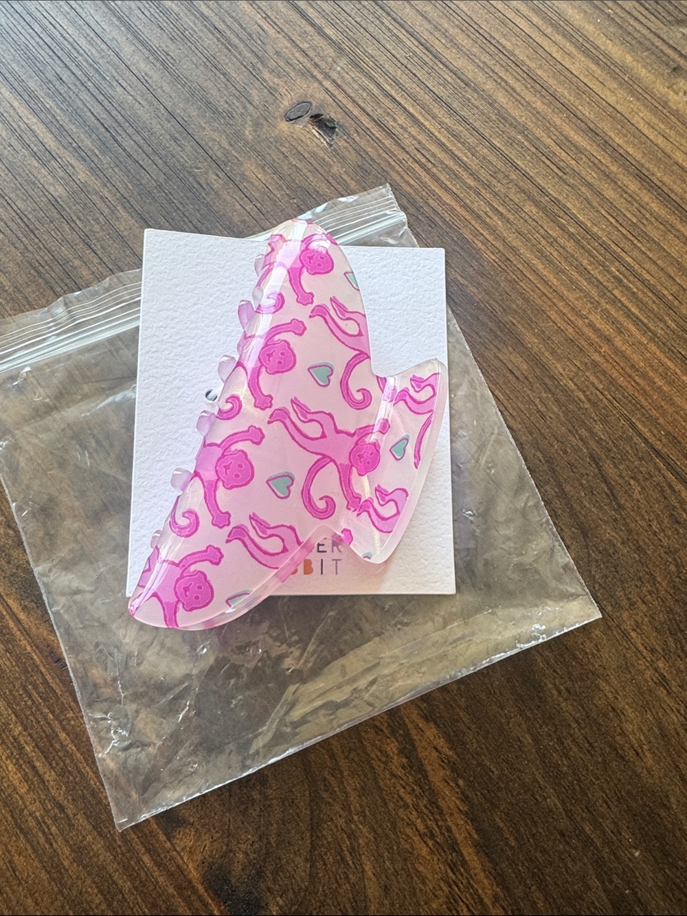 Roller Rabbit Bubblegum Hair Clip
